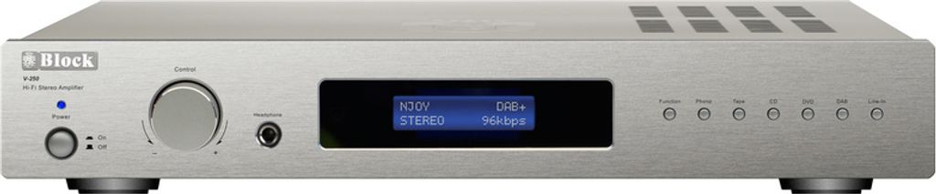 Audioblock Block V-250, 2.0 Kanäle, 40 W, 0,1%, 80 dB, 40 W, 30 W