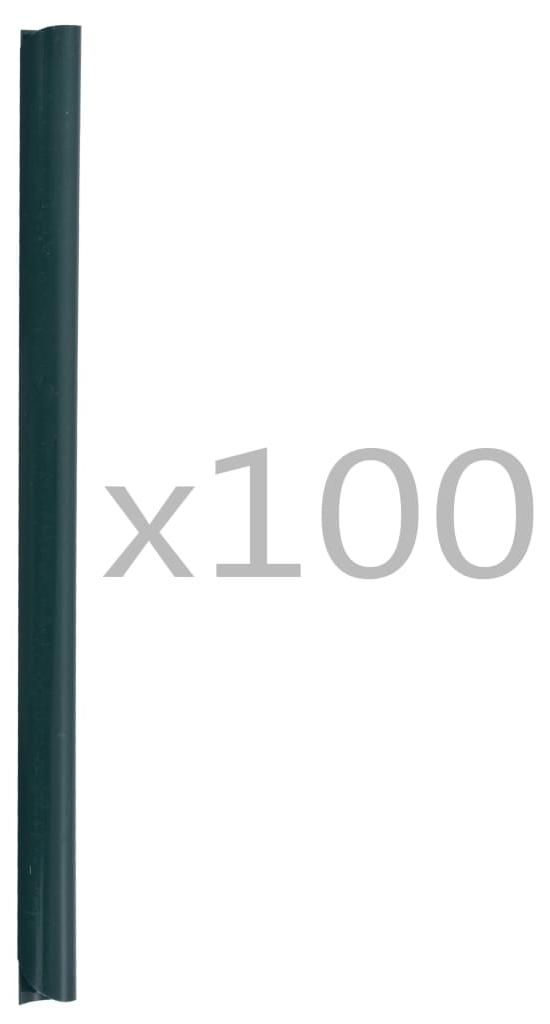vidaXL 100 ks Klipy pro pásky na ochranu soukromí PVC Obrázek produktu 