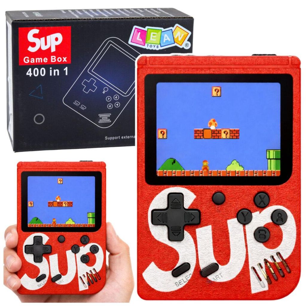 Console elettronica Retro Sup 400 giochi LCD 8 bit rosso Immagine del prodotto 