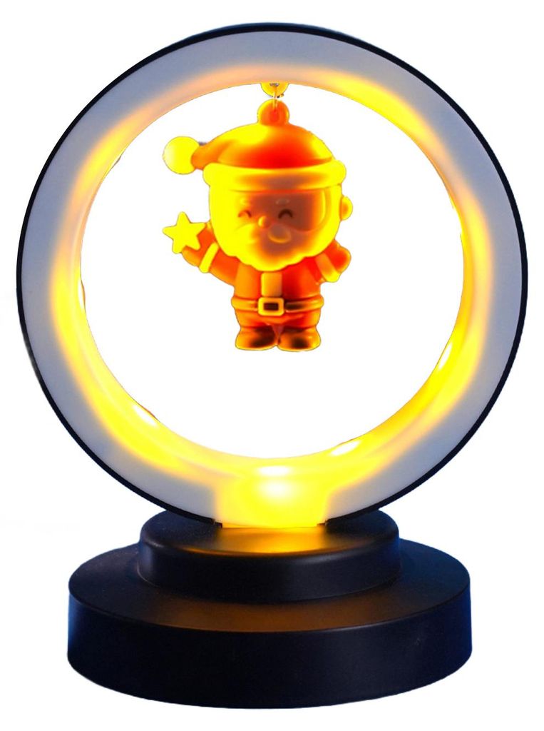 Weihnachts-Nachtlicht-Dekoration, hängende Weihnachtsmann-Figur, LED-Tischlampe, Weihnachtsfeier, Zuhause, Schlafzimmer, Schreibtisch-Dekorationsl...