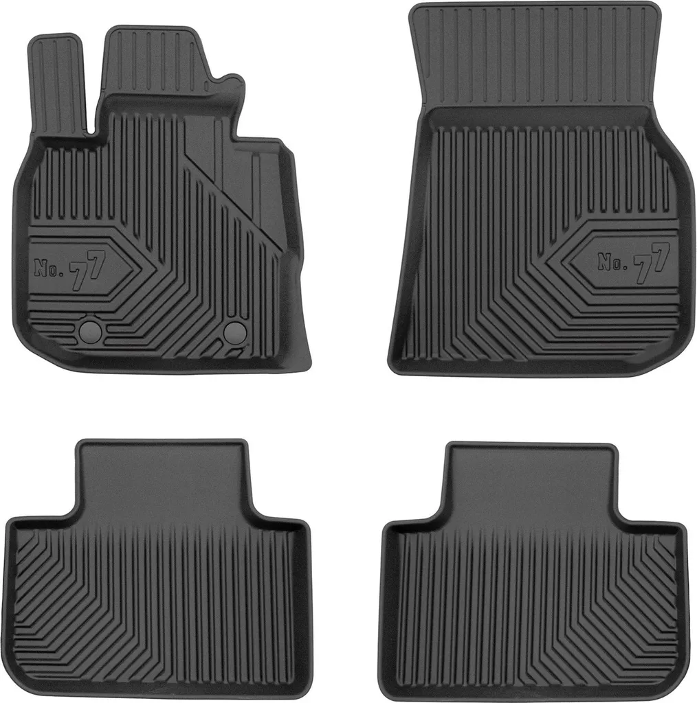 Tappetini Gomma No.77 BMW X4 G02 2018-2025 | TPE Nero Su Misura 4pz