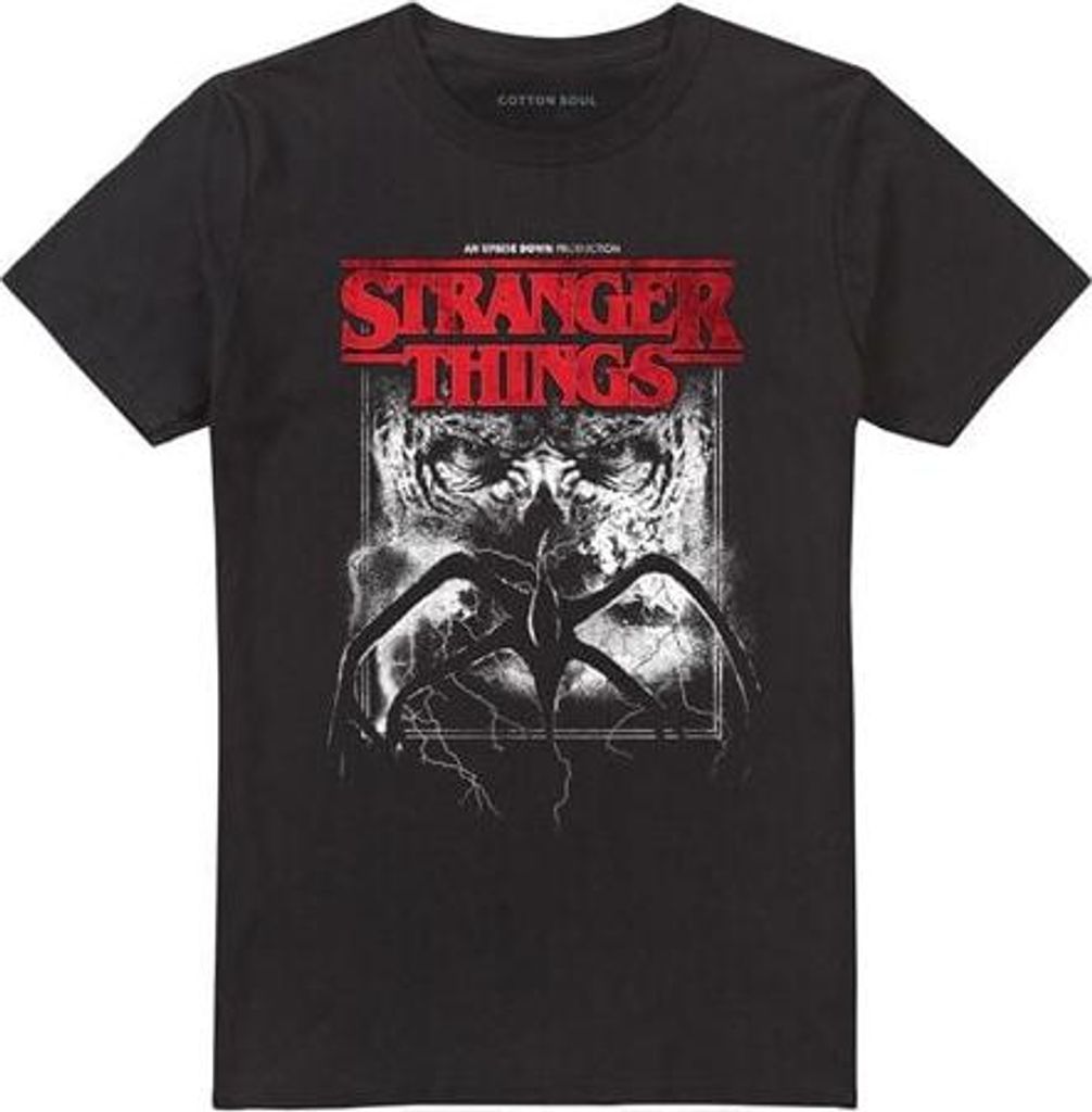 Stranger Things T-Shirt Uni Season 5 - Vecna Mindflayer Poster schwarz XL
