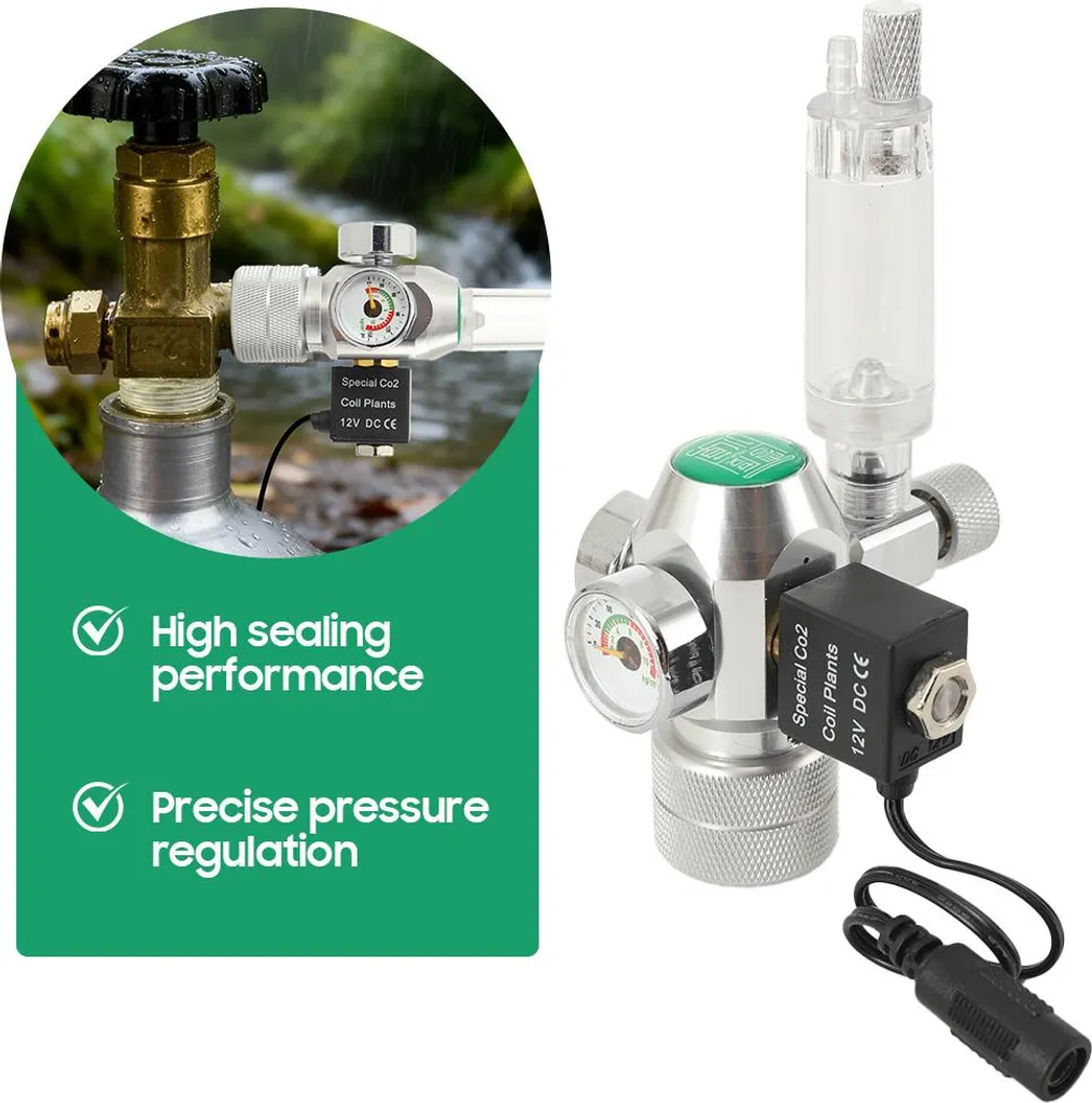 Régulateur CO2 pour aquarium compatible Sodastream et électrovanne - 2