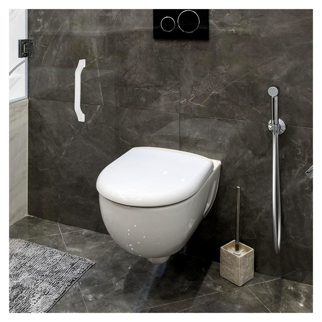 Türgriff für Wohnmobile aus Kunststoff mit ergonomischem Design und Montageset, rutschfester Handlauf für Sicherheit und Unterstützung im Badez...