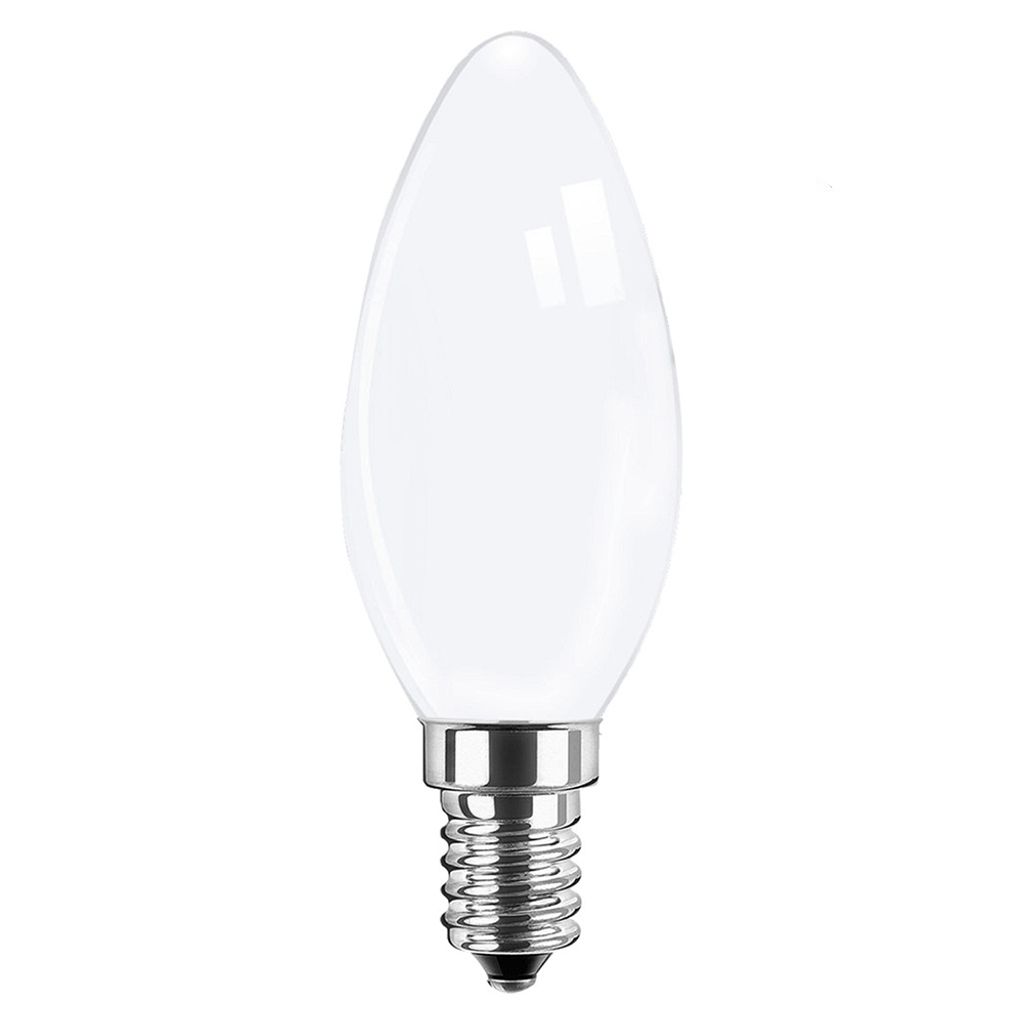 Blulaxa LED Leuchtmittel Kerzenform 4,5W = 40W E14 opal matt 470lm warmweiß 2700K