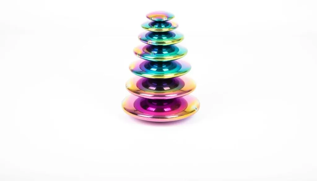 Jouets sensoriels boutons miroirs colorés TickiT lot de 7 pièces éveil