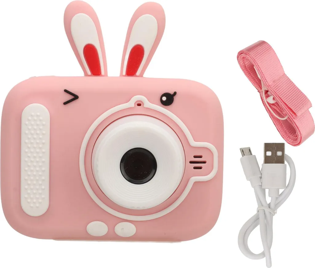 Fotocamera per Bambini 20MP HD - Regalo Rosa per Piccoli Fotografi