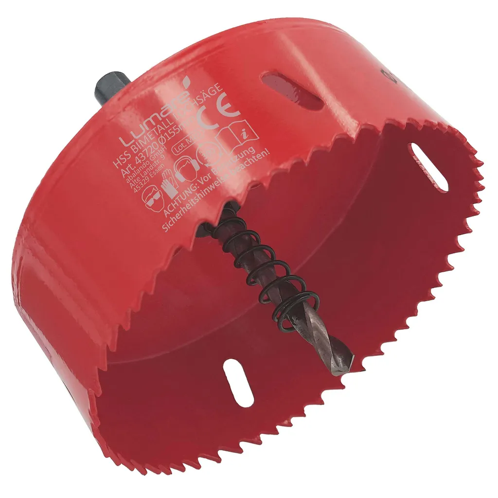 Scie cloche 68 mm anti-vibration pour perçage propre sans éclats HSS