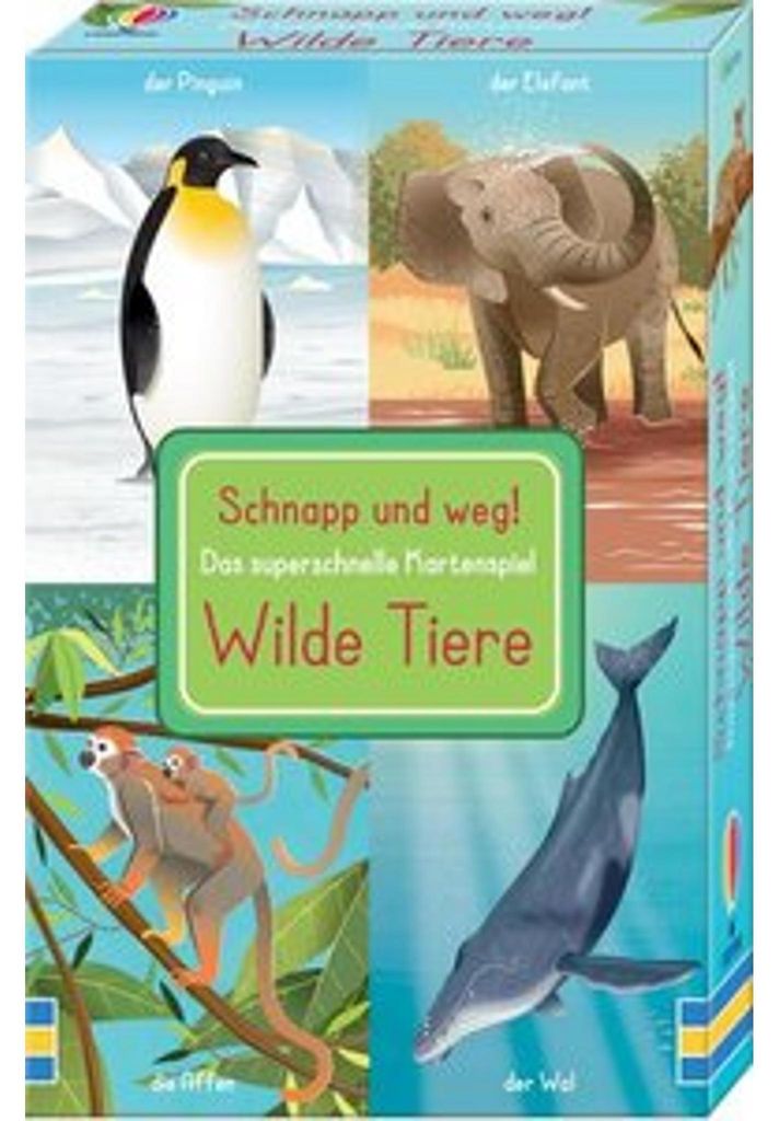 Schnapp und weg! Das superschnelle Kartenspiel: Wilde Tiere