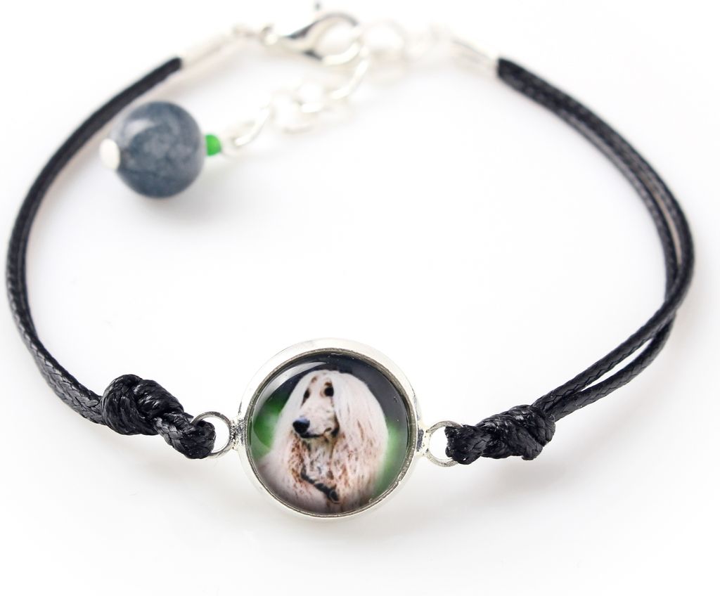 Afghanischer Windhund, Afghane - Armband mit Ihrem Foto handgefertigt, einzigartiger Schmuck der Marke Art-Dog