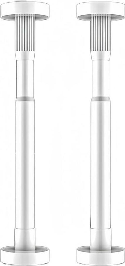 Telescopic Support Rod, Adjustable Support System, Adjustable Support Rod, 30-50cm/50-80cm, Cabinet Lifting Bar for Sink Cabinet, Sofa (35-50cm White)