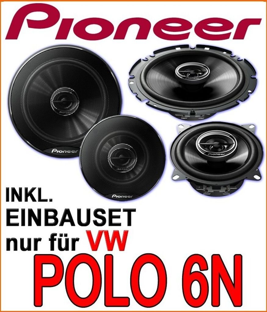 VW Polo 6N - Lautsprecher - Lautsprecherset Pioneer - Front