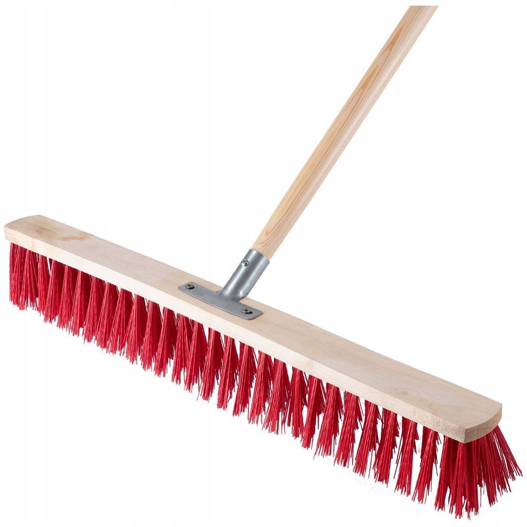 KADAX Besen "Froson", Straßenbesen mit langem Stiel, breiter Besen aus Nylon, 70 cm
