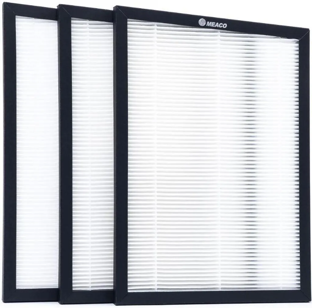 Filtre HEPA Haute Efficacité pour Meaco 12L - Pack 3 Pièces Anti-Allergies
