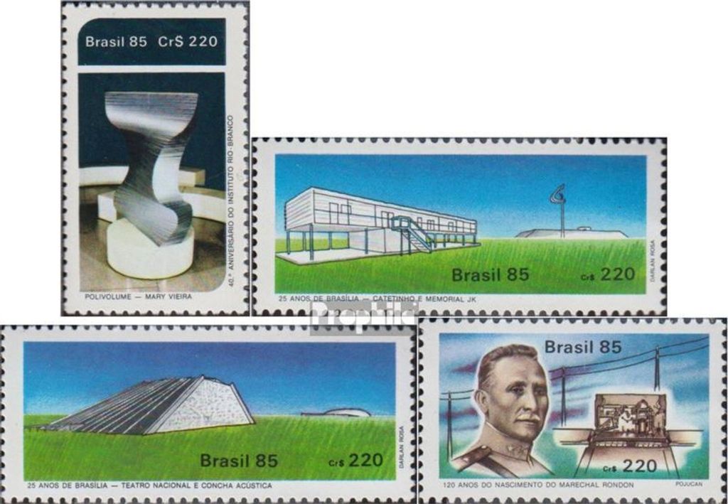 Briefmarken Brasilien 1985 Mi 2103,2104-2105,2106 (kompl.Ausg.) postfrisch Institut