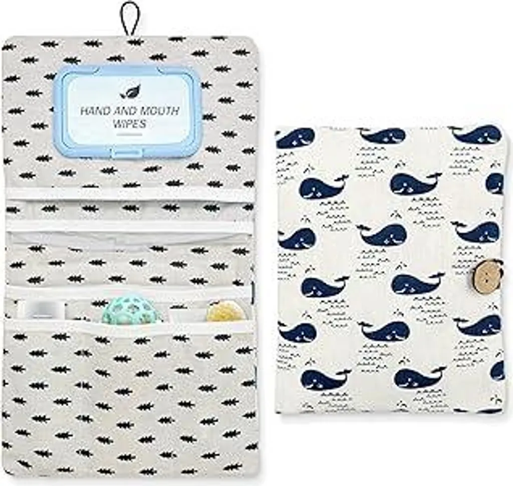 Borsa Pannolini 2in1 Organizer e Beauty Case con Fasciatoio Viaggio