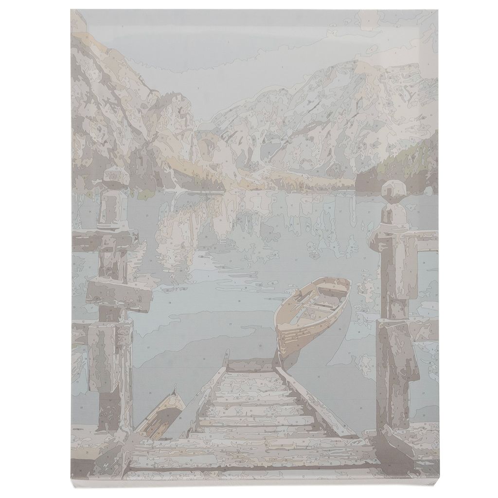 Maaleo 22785 Malowanie liczbami - Pejzaż górski 40 x 50 cm Zdjęcie produktu 6