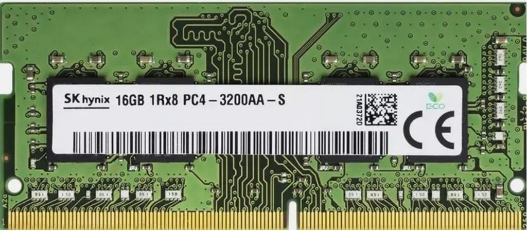 SK Hynix 16GB SODIMM DDR4 3200 PC4 1Rx16 HMA82GS6CJR8N-XN Zdjęcie produktu 