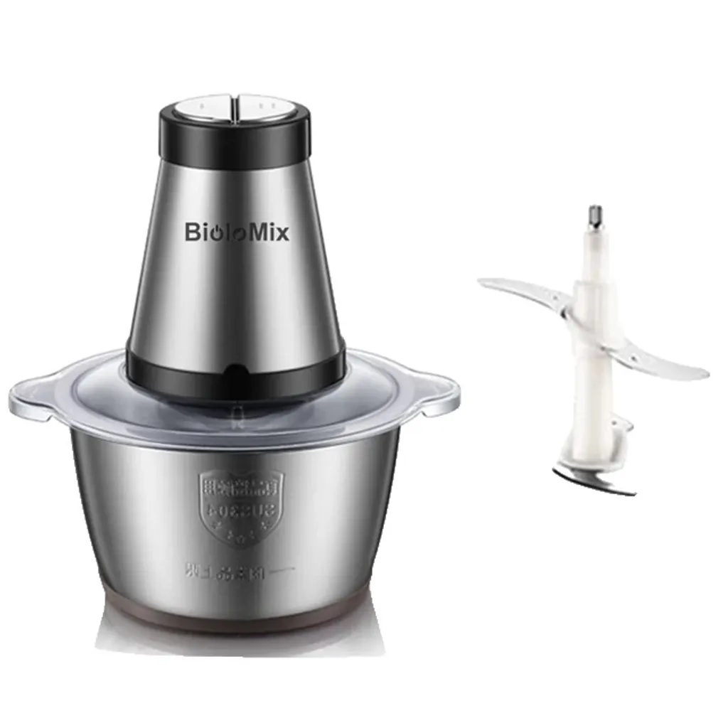 Offerta Tritatutto Elettrico 2L Acciaio - Lame Acciaio Inossidabile