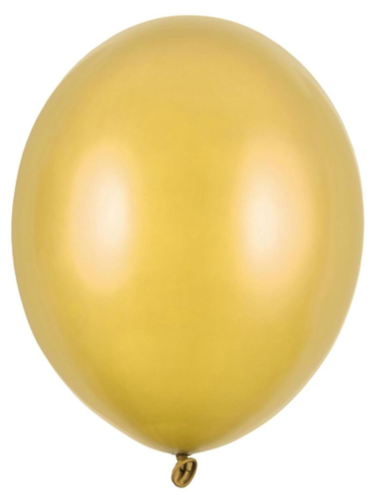 50 Stk. Luftballon Ø30cm "Uni Metallic" | Gold Produktbild 