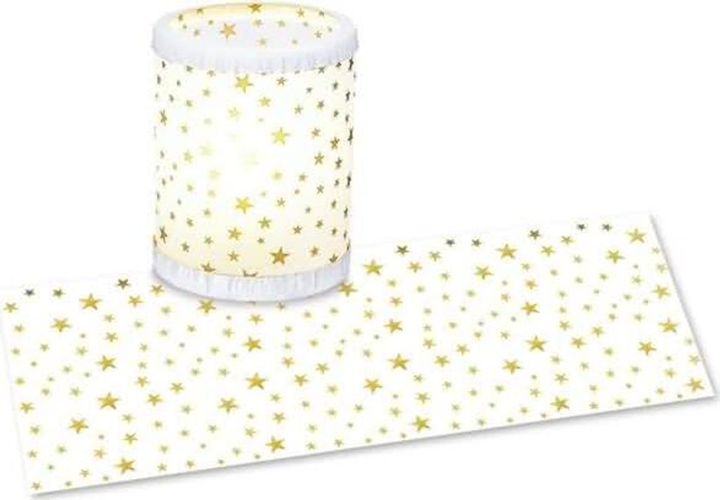 Laternenzuschnitte Stenenhimmel Transparentpapier 115g/qm 20x50cm VE=25 Blatt