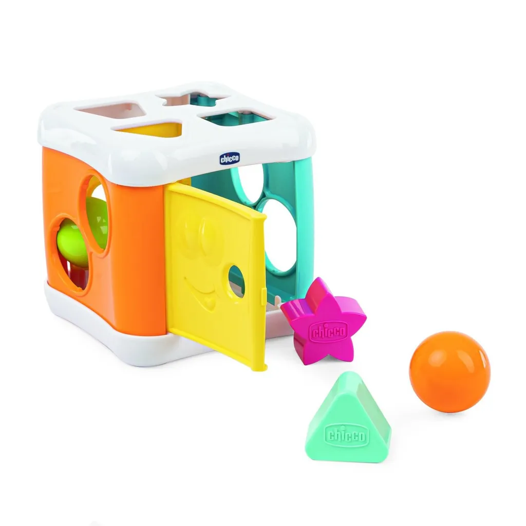 Jouet Éveil Bébé Smart2Play Chicco Cube de Tri Formes Géométriques 2en1 - 4