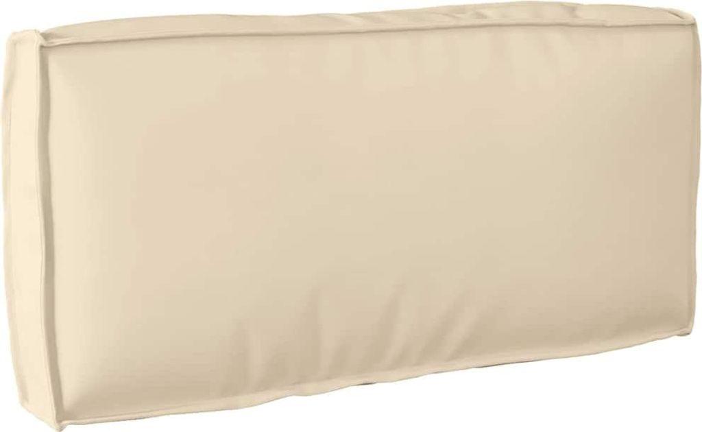 Kissen Beige 80 x 40 x 12 cm Oxford-Stoff