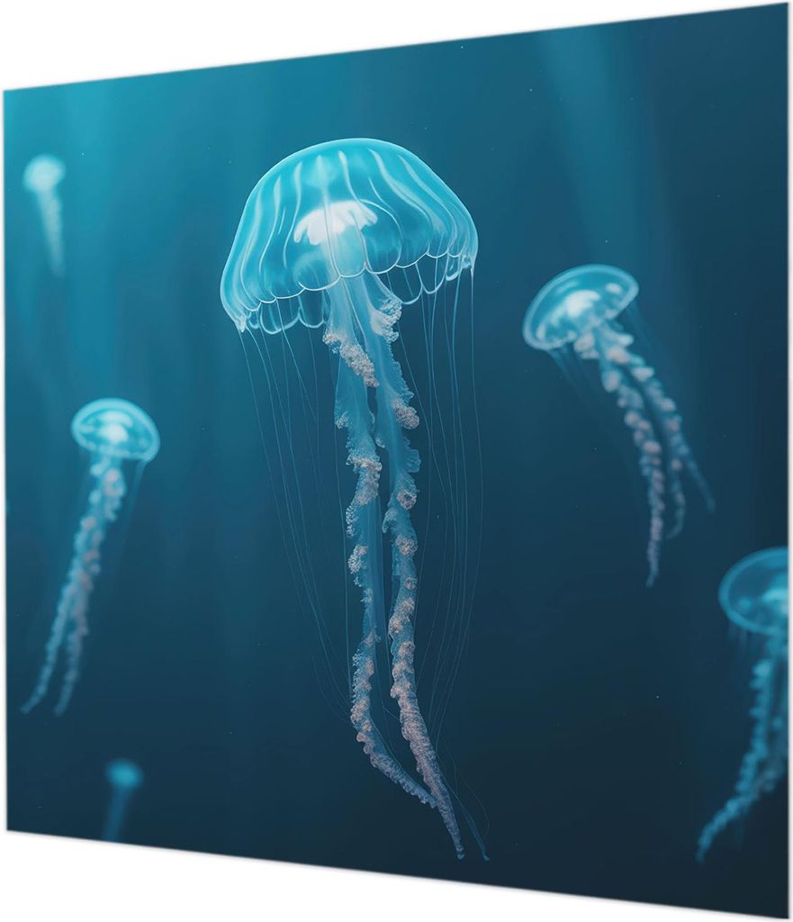 Wandtapete - Dekorative Tapete für Wohnzimmer - Tapetenfolie für Wanddekoration - 250x250 cm - Maritime Eleganz