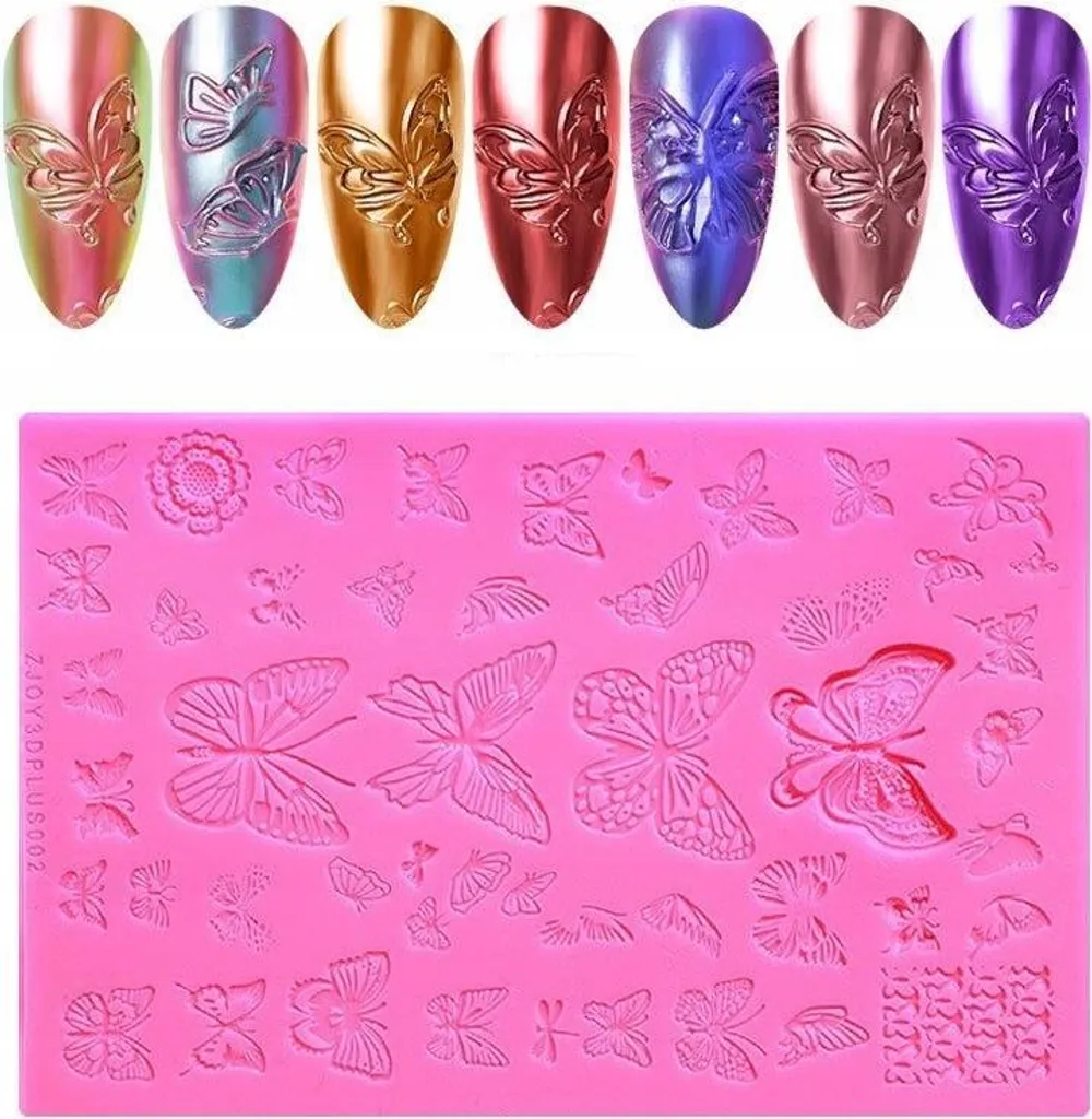 Piastra ZJOY-3DPLUS-002 Silicone 3D | Crea la tua Nail Art a Casa