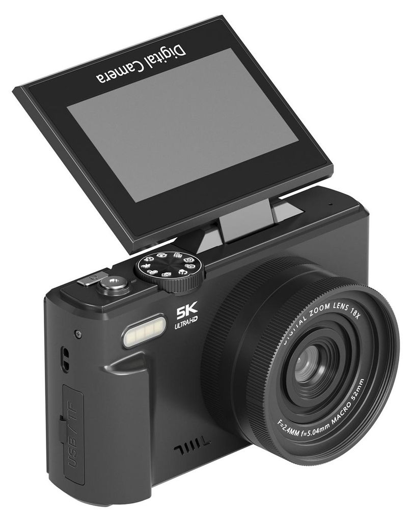 Denver DWC-8475B Digitalkamera 16 MP 3" Display Wifi Black Neu