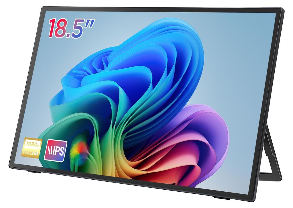 Monitor portatile ultrasottile da 18,5" - 1080P IPS, 100Hz, Immagine del prodotto 