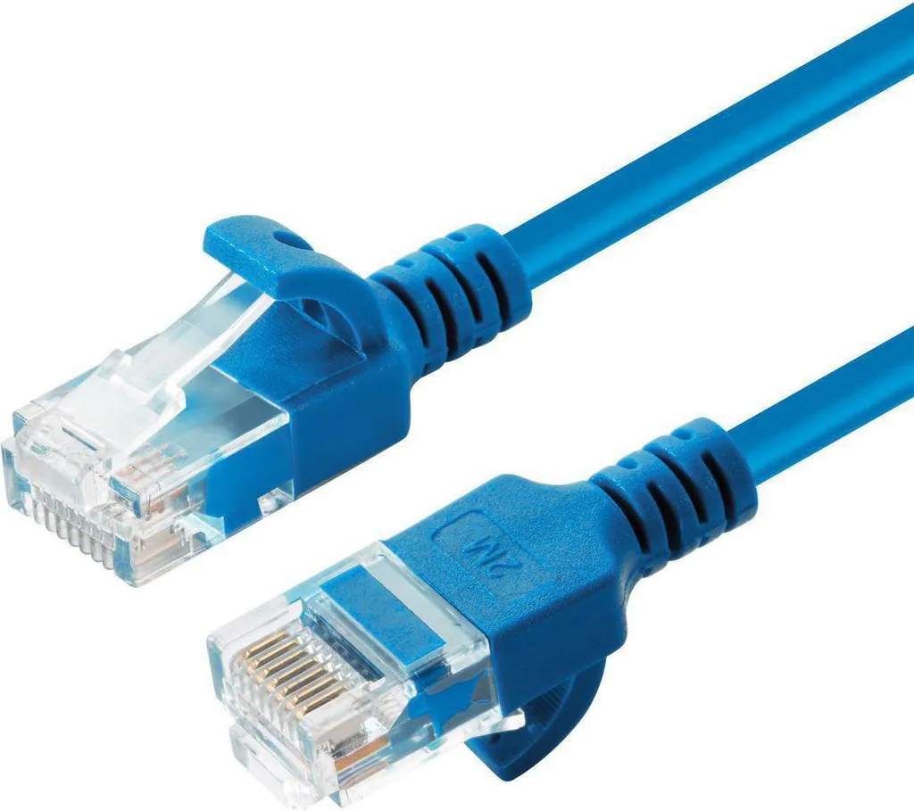 Cavo Ethernet Blu 4m Microconnect Cat6A Slim V-UTP6A04B-SLIM | Offerta