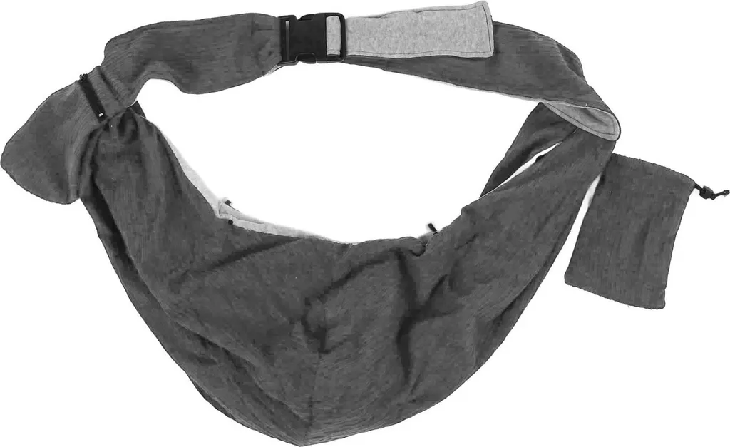 Trasportino Pieghevole Portatile Grigio Scuro: Spazio Sicuro per Pet
