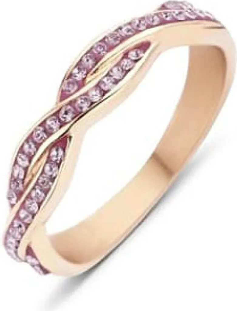Anello Victoria in Oro Rosa 18k e Pietra Rosa: Regalo Preziozo