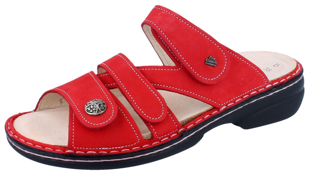 Finn Comfort Ventura-S Nub. red Pantolette Rot : 38 Produktbild 