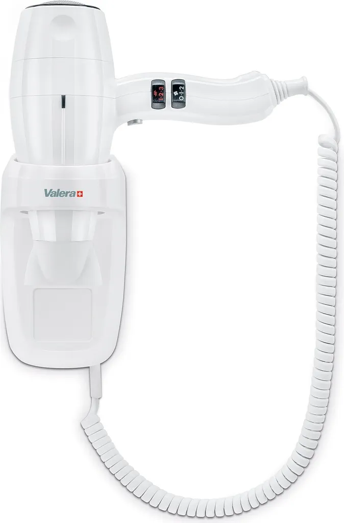 Sèche-cheveux anti-bruit Valera Silent Jet 2000W Protect Blanc Brillant