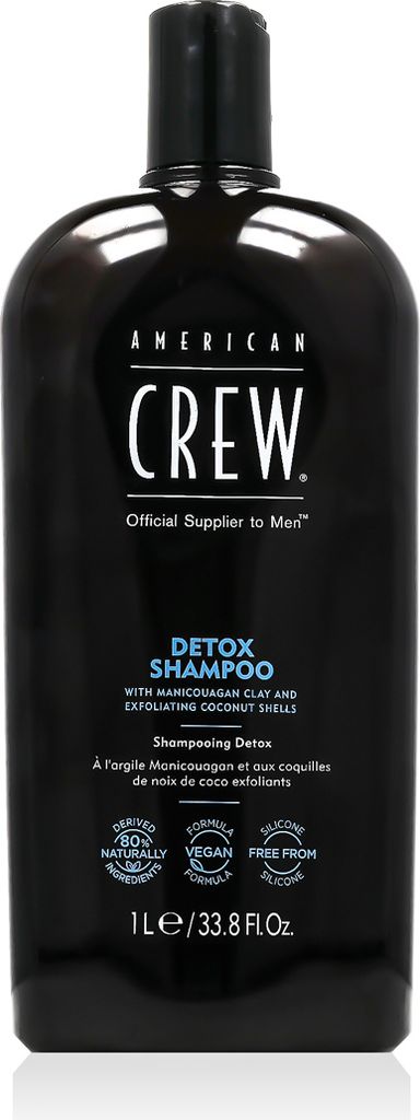 American Crew Detox Shampoo Pflegeshampoo für alle Haartypen 1000 ml