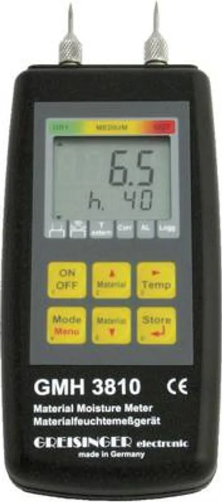 Testeur humidité bois béton Greisinger GMH 3810 - Sonde externe