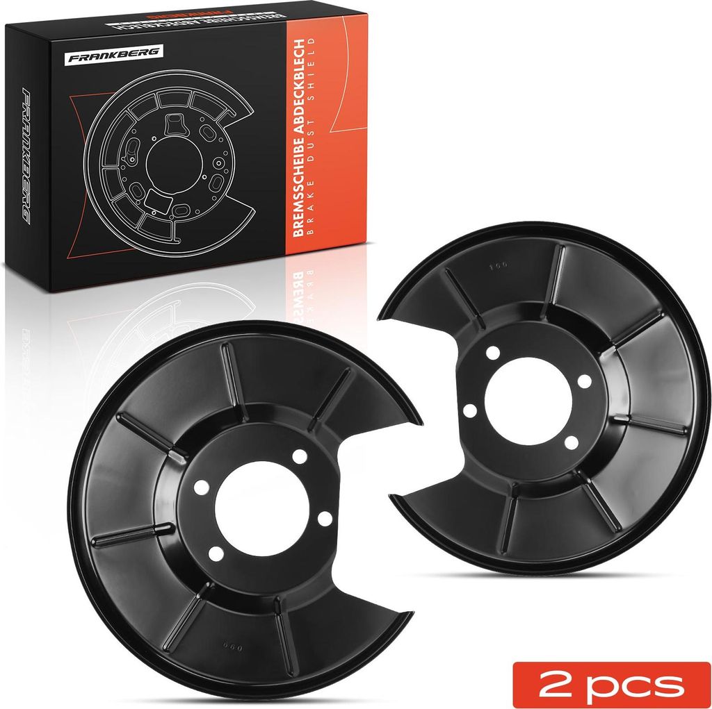 Frankberg 2x Ankerblech Bremsscheibe Hinterachse Beidseitig für Ford Galaxy WA6 Mondeo IV BA7 S-Max WA6