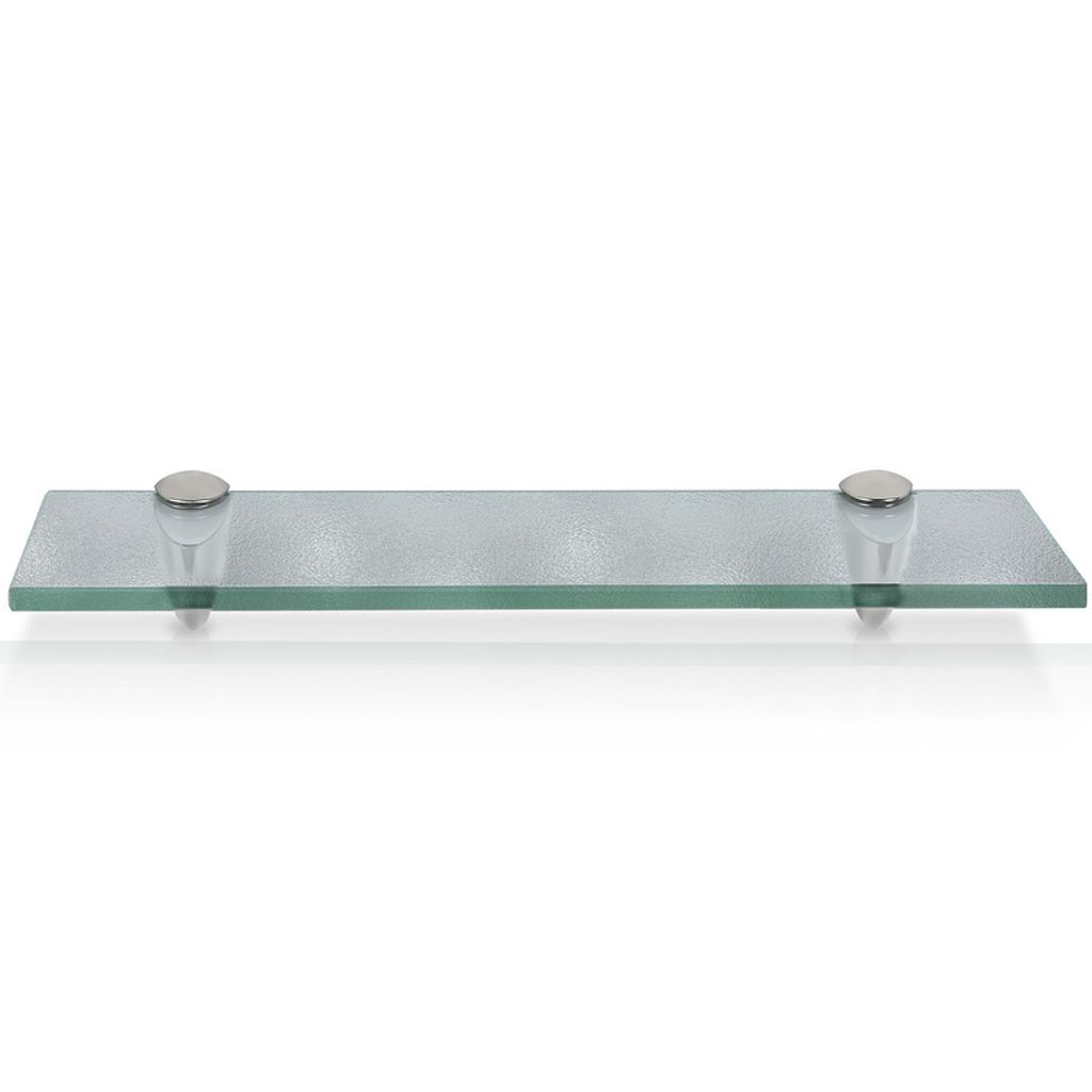 Étagère en verre 50x10x0,8 cm avec support Fond en verre Image du produit 