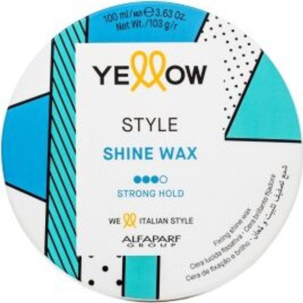Alfaparf Milano Yellow Style Shine Wax Haarwachs für starken Halt 100 ml