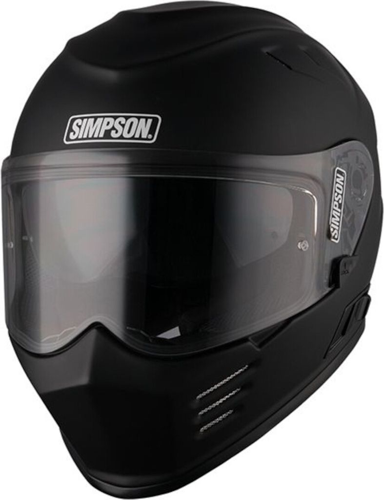 Simpson Venom Solid 06 Helm, schwarz matt, 2XL (63)