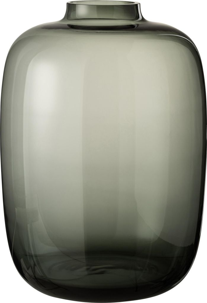 J-Line Vase Cleo Glas Grau Large