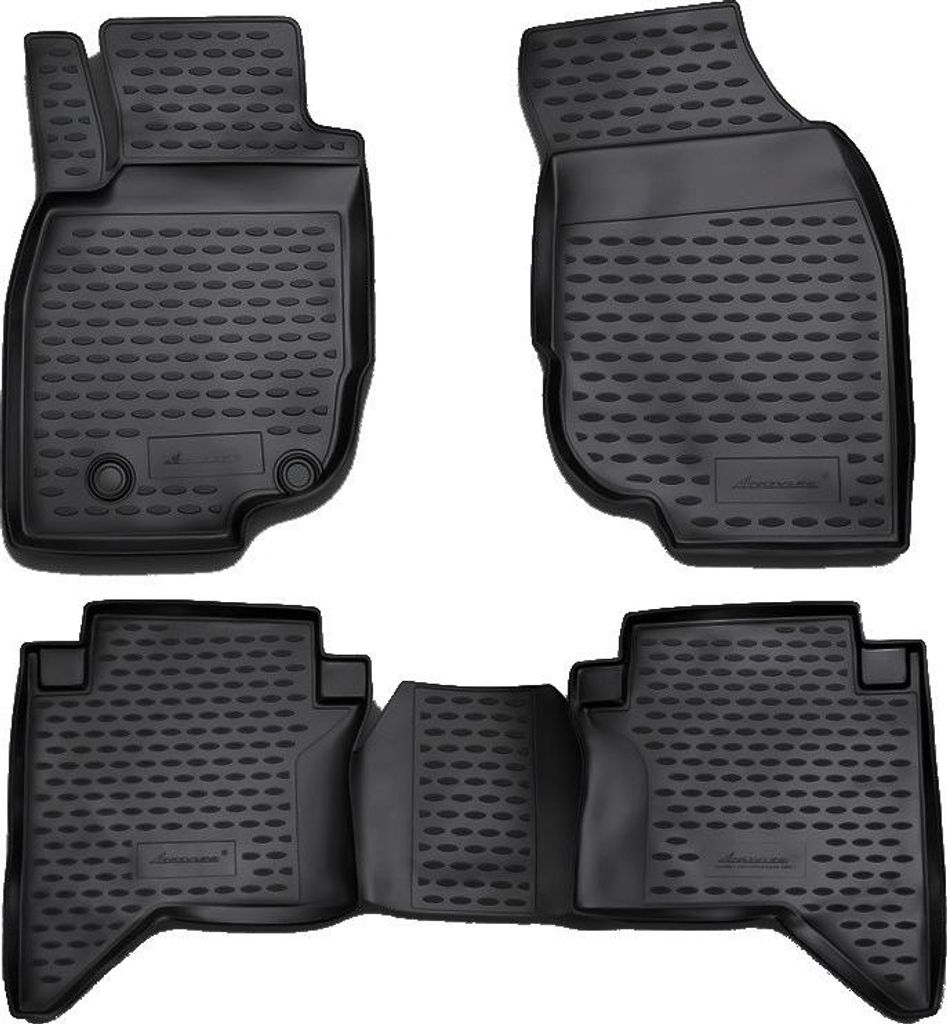 Tapis de sol caoutchouc Novline Toyota Hilux 2011-2015 Image du produit 