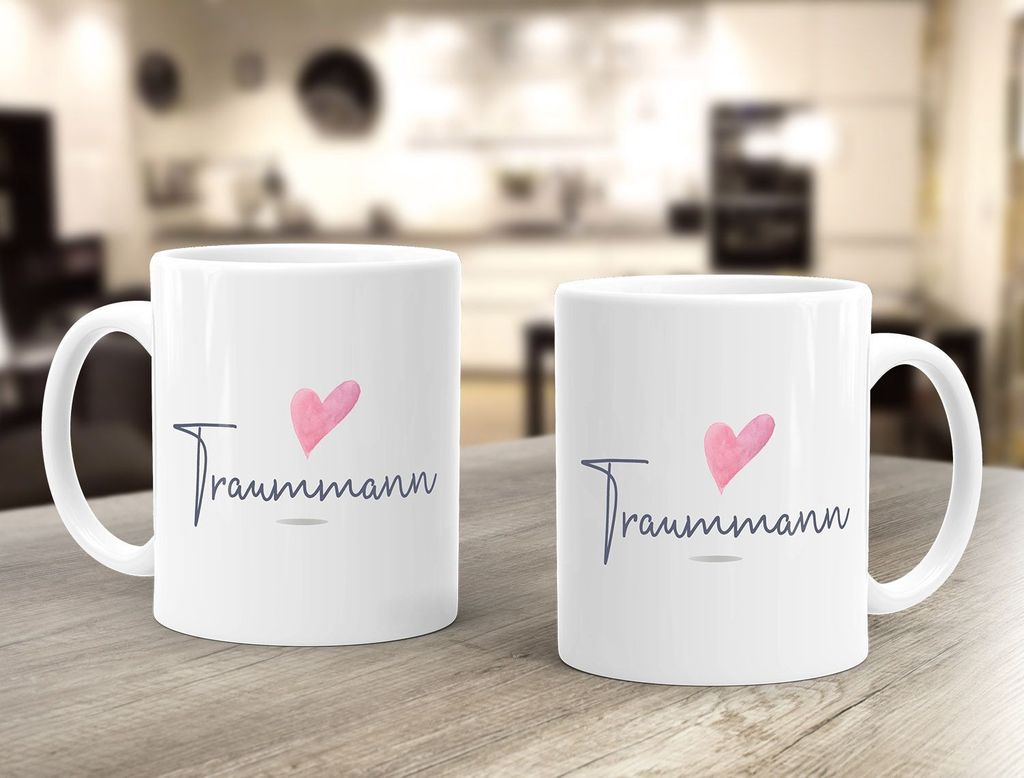 MoonWorks Kaffeetasse „Traummann“ – Geschenk Für Freund, Mann Oder Partner, 325 Ml, Spülmaschinengeeignet