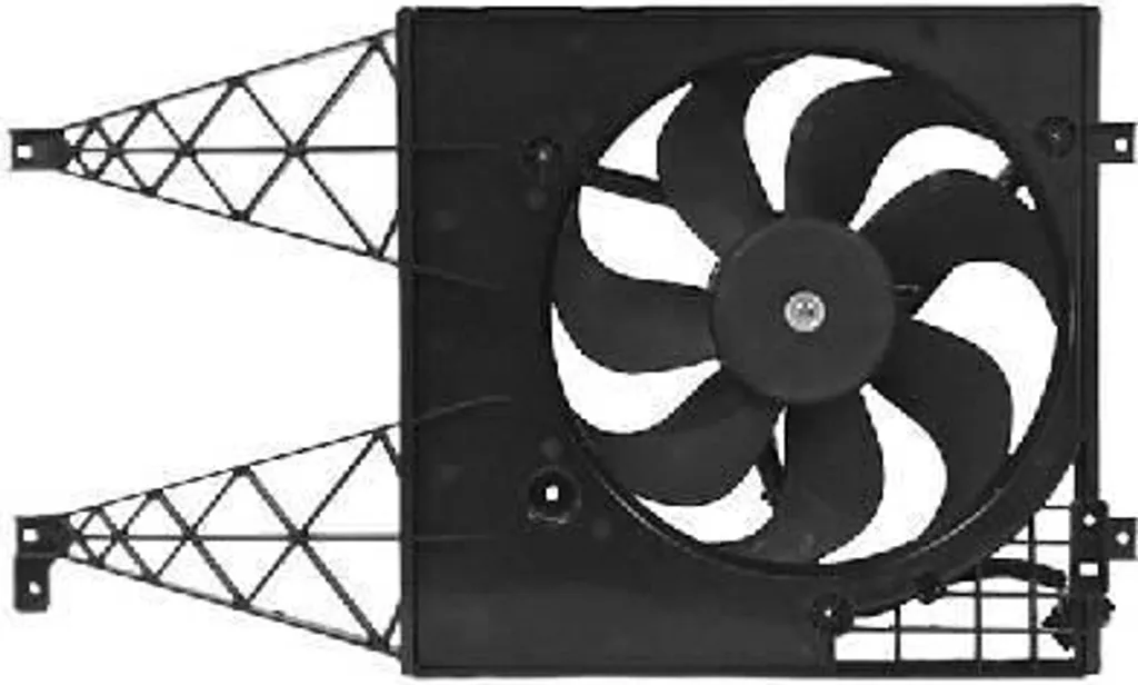 Ventilateur moteur Ø345mm haute performance pour VW Golf IV 5888747