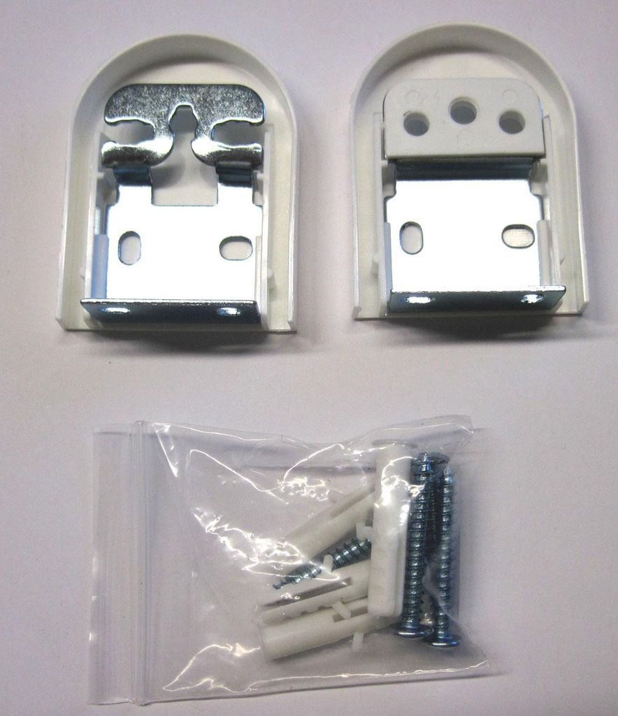Montageset für SB Rollo für Welle 25mm Weiß