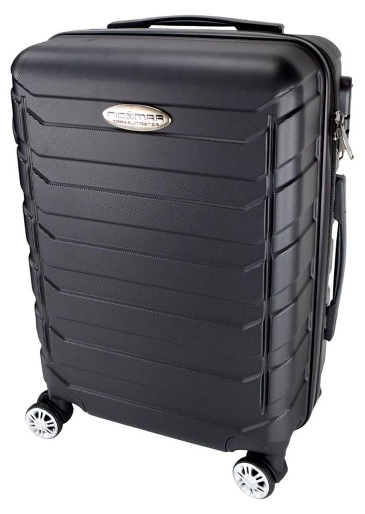 Hartschalenkoffer Kunststoff Reisekoffer Trolley mit Rollen Produktbild 