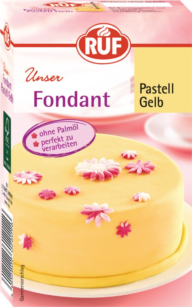 RUF Fondant Pastell Gelb