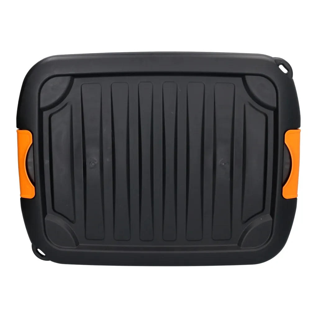 Boîte de rangement empilable et verrouillable FORTE Tools 42L solide - 4